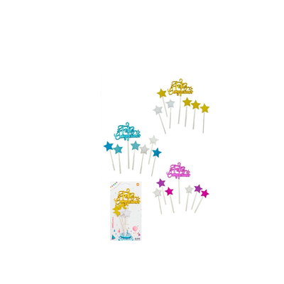 PINCHE FELIZ CUMPLEAÑOS CON ESTRELLITAS