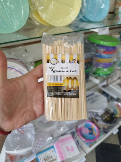 Agitadores de Cafe Chico Bamboo x100u