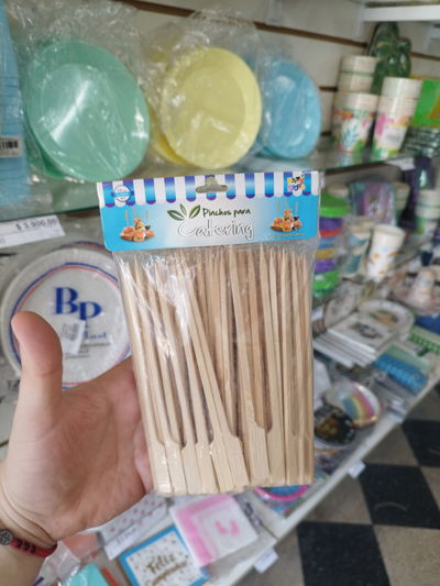 Pinchos Largo Bamboo x100u