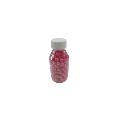 FRASCO PERLAS COMESTIBLES FUCSIA GRANDES x80grs