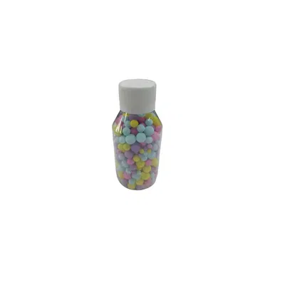 FRASCO PERLAS COMESTIBLES PASTEL MULTICOLOR x80grs