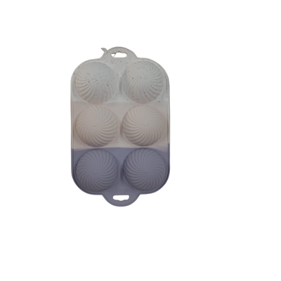 MOLDE SILICONA MEDIA ESFERA DECORADA