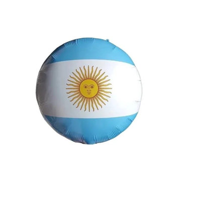 GLOBO METALIZADO REDONDO BANDERA GRANDE 