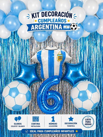 COMBO CAMPEONES DEL MUNDO DECORACION 