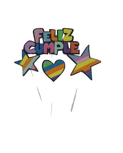 KIT PINCHE FELIZ CUMPLE MULTICOLOR 