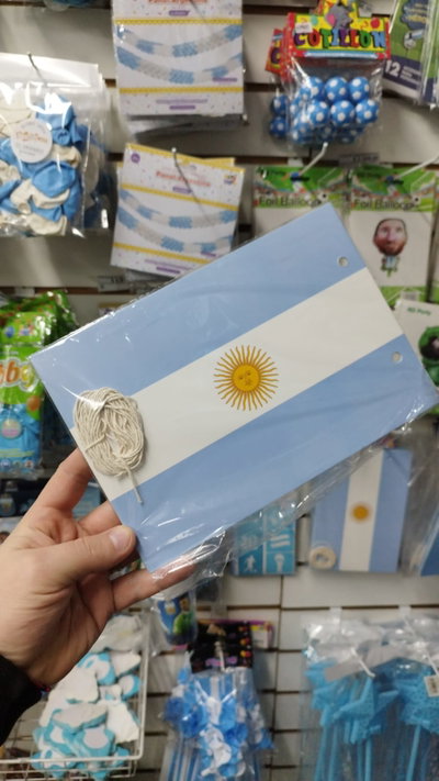 BANDERIN CARTON ARGENTINA BANDERA