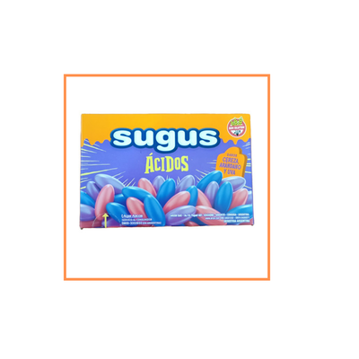 CONFITE SUGUS ACIDO CAJITA x50g