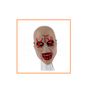 MASCARA LA PURGA LED NARANJA
