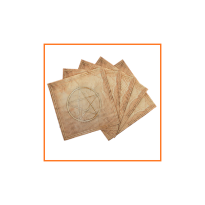 SERVILLETA PENTAGRAMA BRUJAS MINI  x 20u