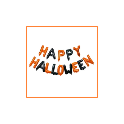 GLOBO METALIZADO HAPPY HALLOWEEN 