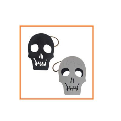 CALAVERA BICOLOR LED ADORNO 