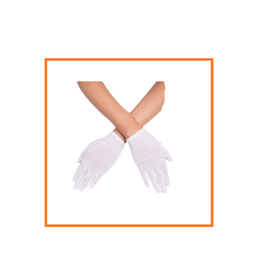 GUANTE CORTO BLANCO