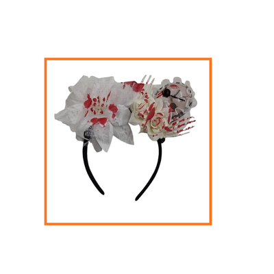 VINCHA CARA BLANCA SANGRIENTA