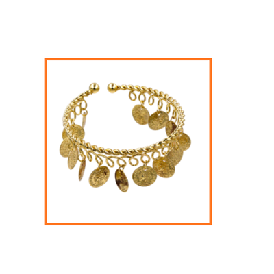 BRAZALETE ARABE MONEDAS