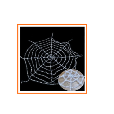TELA ARAÑA GIGANTE BLANCA