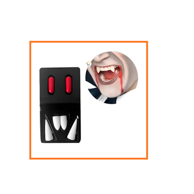COLMILLOS DIENTE DRACULA SANGRE