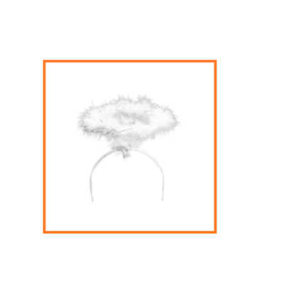 AUREOLA ANGEL BLANCO LED