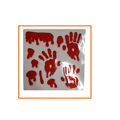 STICKER MANCHAS SANGRE GOMA