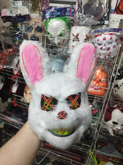 MASCARA PAYASO MALVADO LED