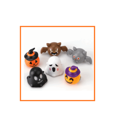 MUÑECOS HALLOWEEN PULL BACK SORPRESITAS x6u