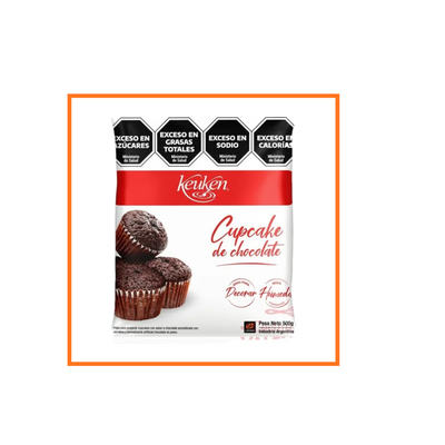 PREMEZCLA CUPCAKE CHOCOLATE KEUKEN x500grs