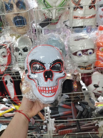 MASCARA CALAVERA LED 