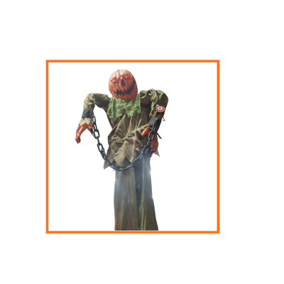 HOMBRE CALABAZA COLGANTE LED 