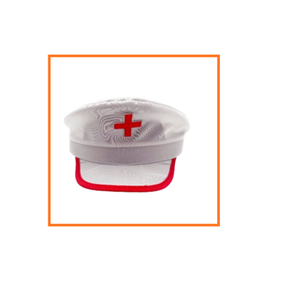 GORRO ENFERMERA RIGIDO TELA