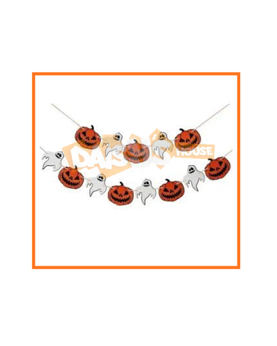 GUIRNALDA CALABAZA Y FANTASMITA