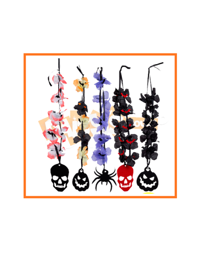 COLLAR HAWAIANO HALLOWEEN x1u