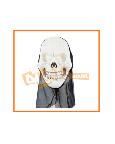 MASCARA CALAVERA CON CAPUCHA
