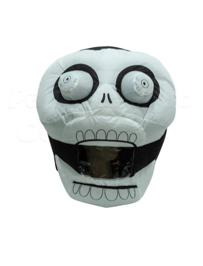 DISFRAZ INFLABLE CABEZA ESQUELETO