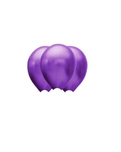 PACK GLOBO LATEX LILA 9 PULGADAS