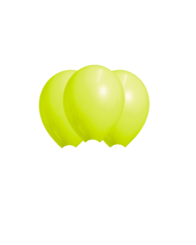 PACK GLOBO LATEX AMARILLO 9 PULGADAS