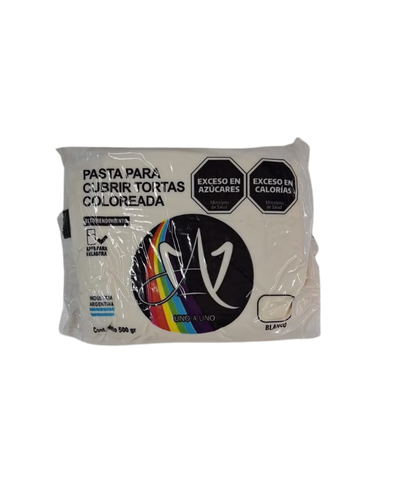 PASTA 1 A 1 PARA CUBRIR TORTAS BLANCA
