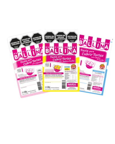 PASTA BALLINA PARA CUBRIR TORTA BLANCA 