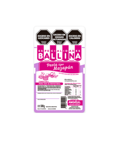 BALLINA PASTA TIPO MAZAPAN 
