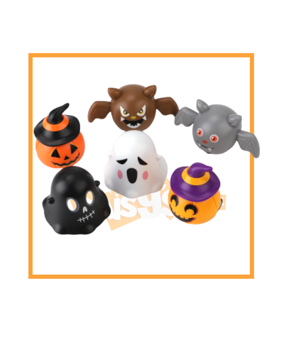 PACK MUÑECOS HALLOWEEN PULL BACK SORPRESITAS x6u