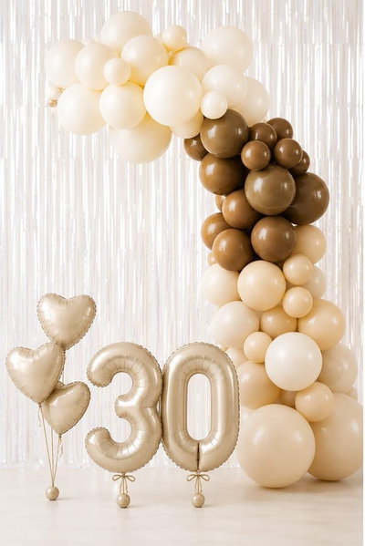 KIT DECORACION CUMPLEAÑOS CREAM