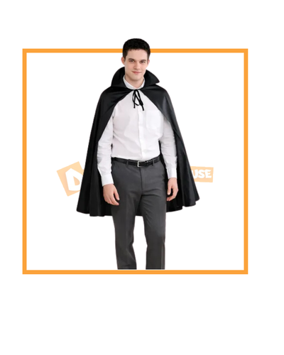 CAPA DRACULA NEGRA CORTA 
