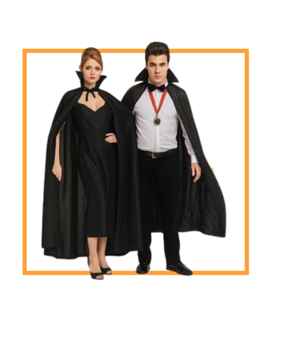 CAPA DRACULA NEGRA LARGA
