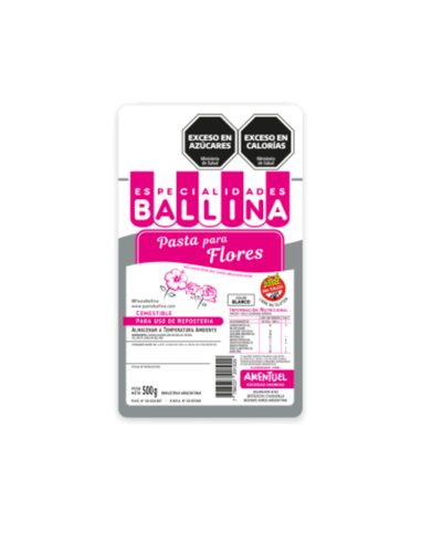BALLINA PASTA PARA FLORES BLANCA