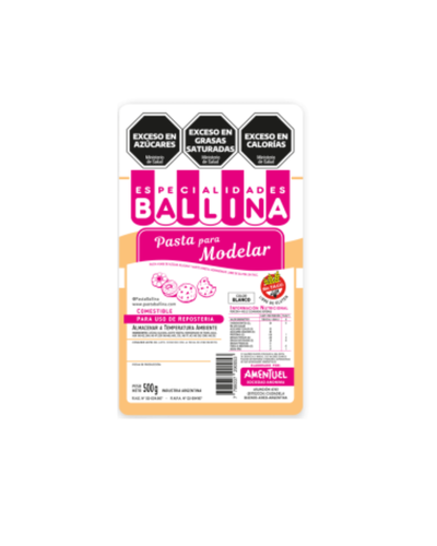 BALLINA PASTA PARA MODELAR BLANCA