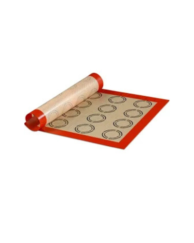 PLANCHA SILICONA TIPO SILPAT ROJA CIRCULOS
