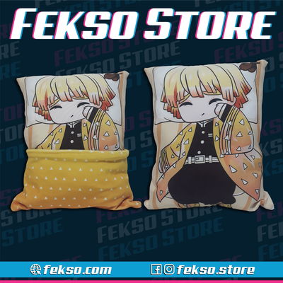 Almohada c/Bolsillo - Zenitsu - Demon Slayer