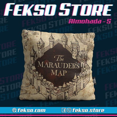 Almohada - Harry Potter - Mapa del Merodeador