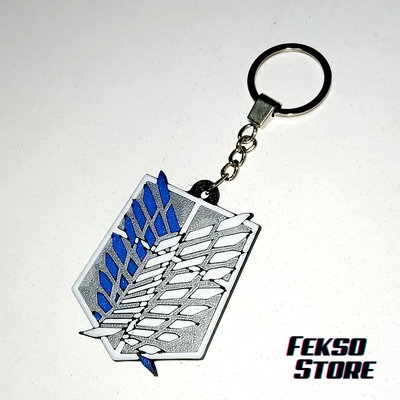 Llavero 3D - Attack on Titan