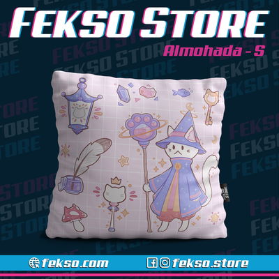 Almohada - Gato Wizard