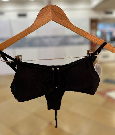 HERRADURA TEXTURADA NEGRO