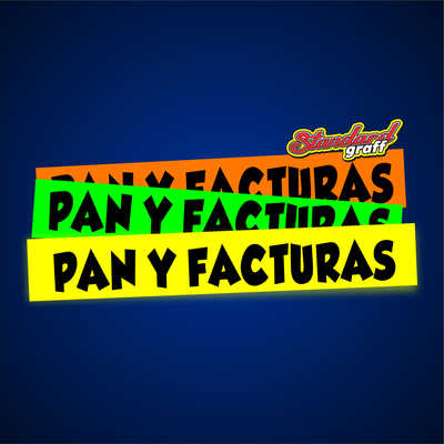 Faja fluo autoadhesiva 50×8 cm "PAN Y FACTURAS" - cod:73